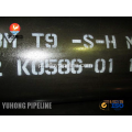 A213M ASTM T9 liga tubo sem costura
